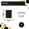 Caderno Universitário Kbum Preto 10 Matérias – 140 folhas