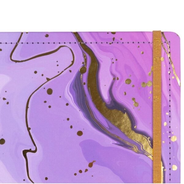 Caderno Gran Lilás Disko Grande G Capa Dura Disco Reposicionável