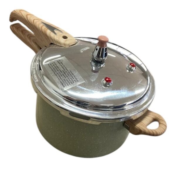 Panela de Pressão Max Chef Wood Indução 4,2L - Verde acinzentado