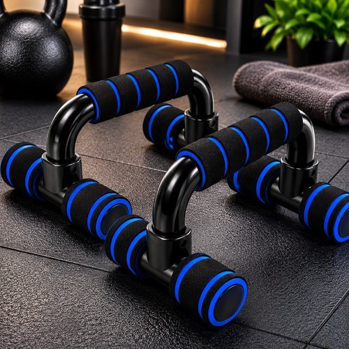hmpacb1lv1-lg-2.jpg Apoios para Flexão de Braço com Pegadores Anatômicos Antiderrapantes - Sortida