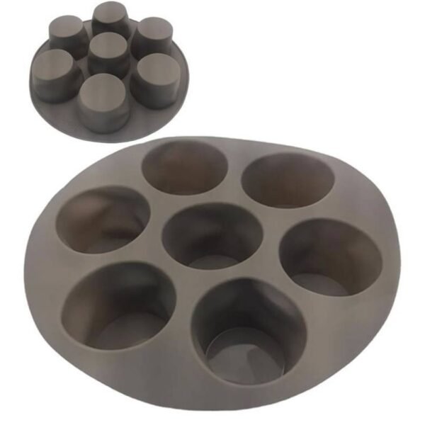 Forma de Cupcake Para Air Fryer com 7 Cavidade - Sortida