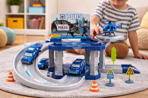 hxif3wrlwld-lg-1.jpg Brinquedo Pista Estação infantil 16 peças- Sortida