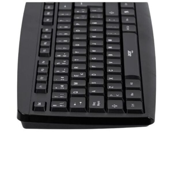 Conjunto Teclado e Mouse Com Fio Para Computador - Preta