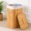 iafmwr84hi-xl-1.jpg Cesto de Roupas com Tampa e Alça de Bambu 50 Litros
