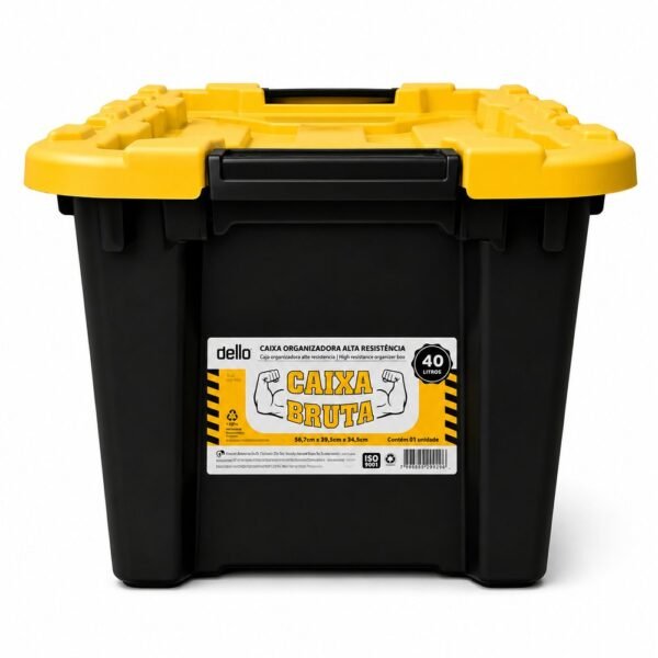 iazpqjh7ro8-xl-1.jpg Caixa Organizadora com Tampa Alta Resistência 40 Litros - Preta