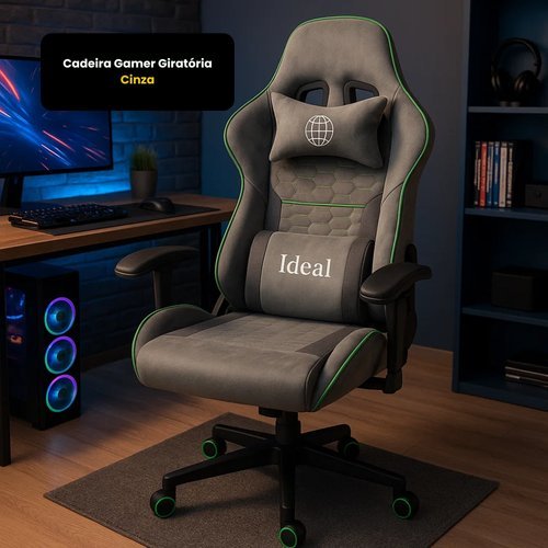 icil5ab51d-lg-2.jpg Cadeira Gamer Giratória - Cinza