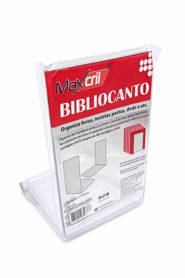 Suporte Porta Livro Organizador Estante Kit 2 Unidades