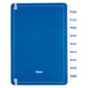 Caderno Capa Dura Listral Azul Grande G Disco Reposicionável
