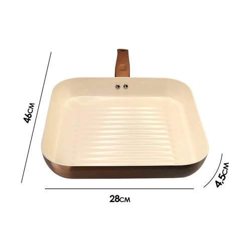 izuge1ttl6b-lg.jpg Frigideira Quadrada com Revestimento em Cerâmica 28cm