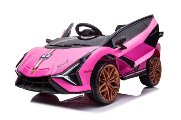 Carrinho Esportivo Elétrico Infantil - Rosa 12v
