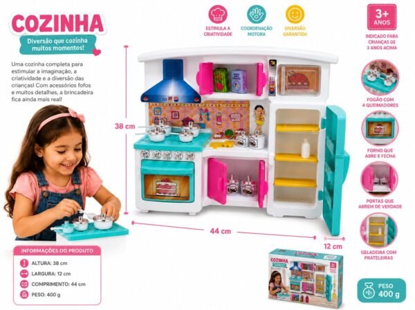 Cozinha infantil da Magali e Minis Cute