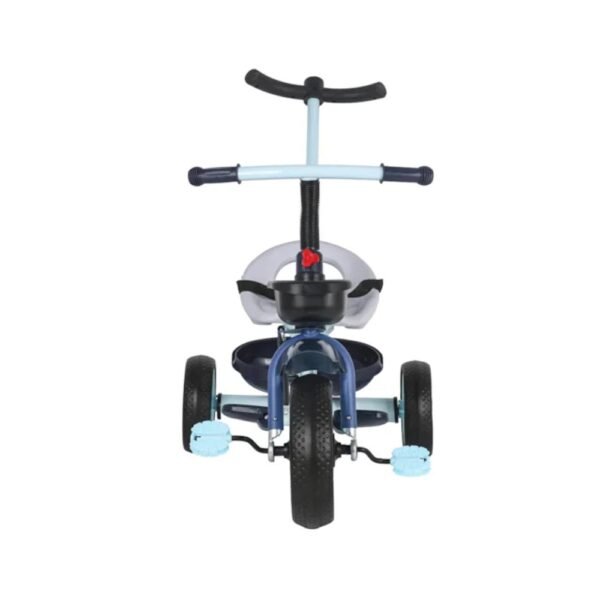Triciclo Infantil com Empurrador e Pedal- Azul
