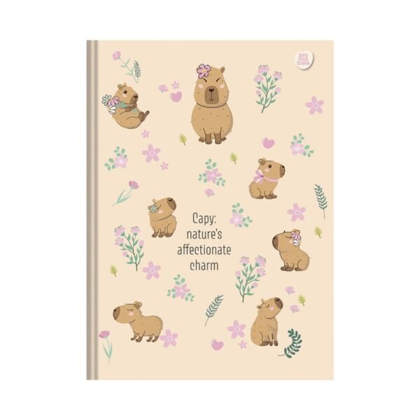 Caderno Costurado Capivara com 160 Folhas - Sortido