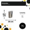 jz0oeg412n8-xl-1.jpg Lixeira Inox 12L Slim Redonda com Pedal