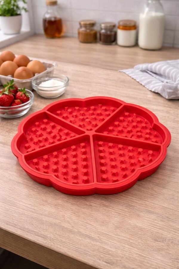 k2go7jkjjx-xl-1.jpg Forma de Silicone Waffle 5 divisórias / Sortido