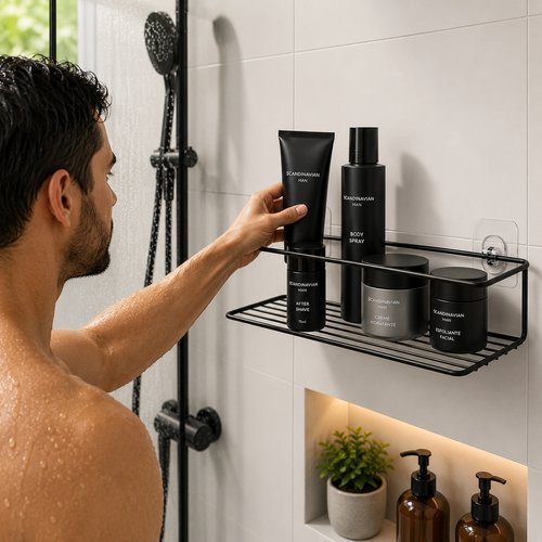 k5c3eeohkxk-lg-2.jpg Suporte Para Produtos de Banheiro com Fixadores - Preto