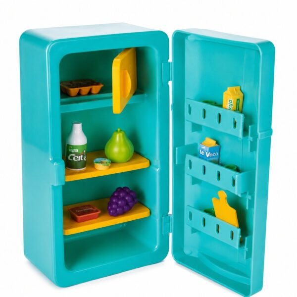 Miniatura Geladeira infantil e Minis Cute 12 peças- Verde