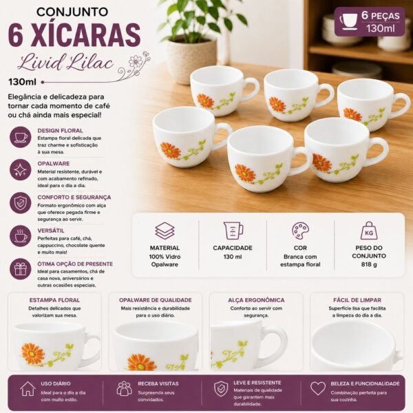 kcivgjz3o4-xl-1.jpg Conjunto 6 Xícaras Livid Lilac 130ml - Branca