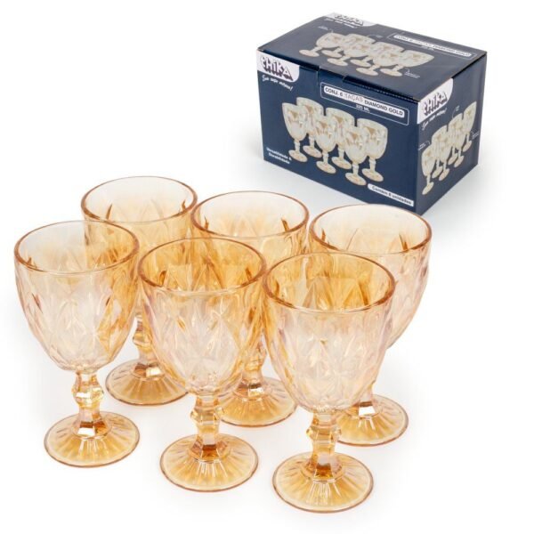 kcx3fh42eb-xl-1.jpg Conjunto 6 Taças de Vidro Diamond Gold 325ml