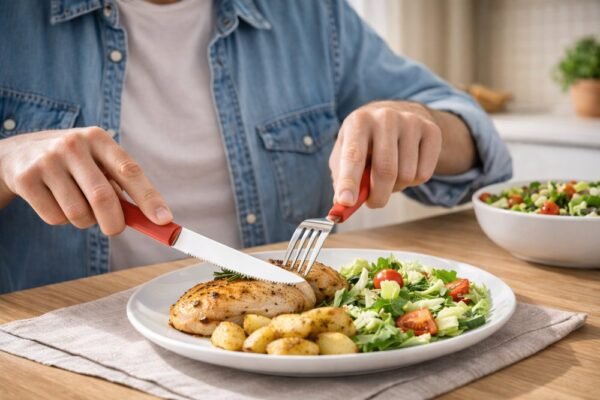Conjunto de Talheres Caprese 26 Peças - Vermelha