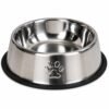 kpt3cy52e1-xl-1.jpg Comedouro Antiderrapante Redondo Para Cachorro e Gato 30cm - Inox