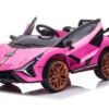 Carrinho Esportivo Elétrico Infantil - Rosa 12v