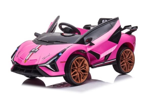 Carrinho Esportivo Elétrico Infantil - Rosa 12v