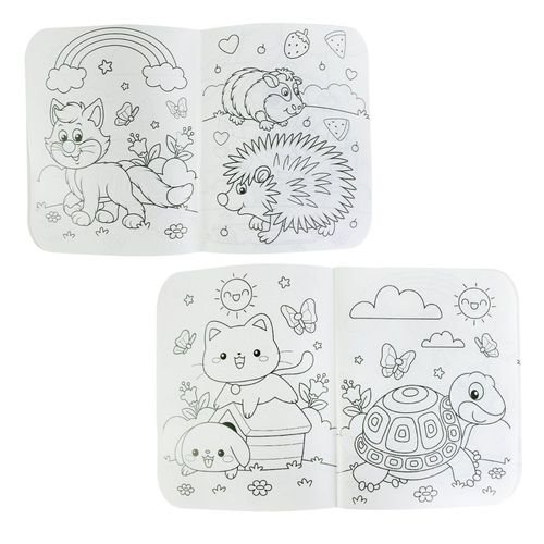 kts8ryi9swe-lg-2.jpg Livro para Colorir Infantil com Caixa de Giz de Cera 6 Unidades - Sortido