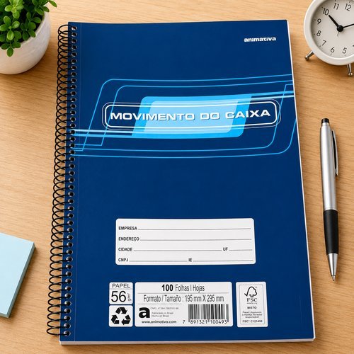 l57ikawfc2p-lg-2.jpg Livro Movimento de Caixa de 100 Folhas - Azul