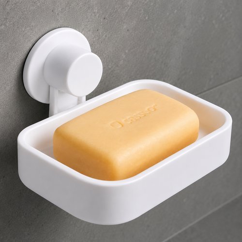 l5sff9gp96-lg-1.jpg Suporte Para Sabonete com Ventosa Adesiva - Branca