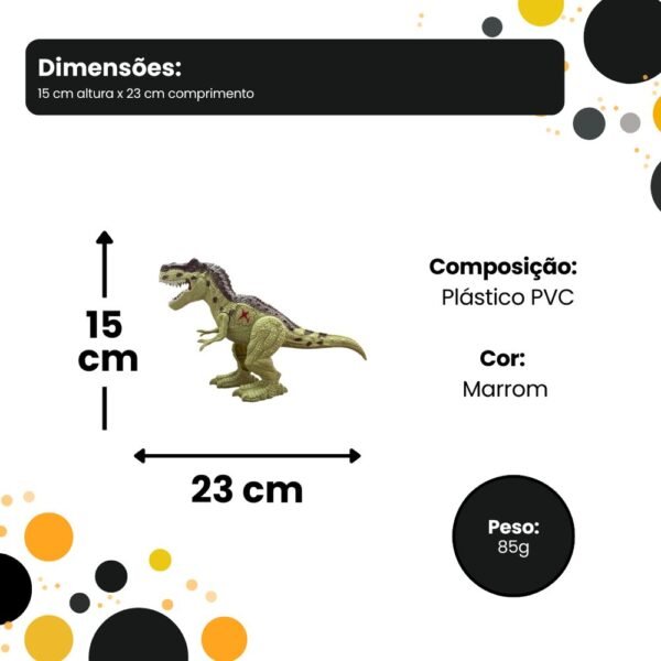 Dinossauro de Brinquedo Rugido Selvagem