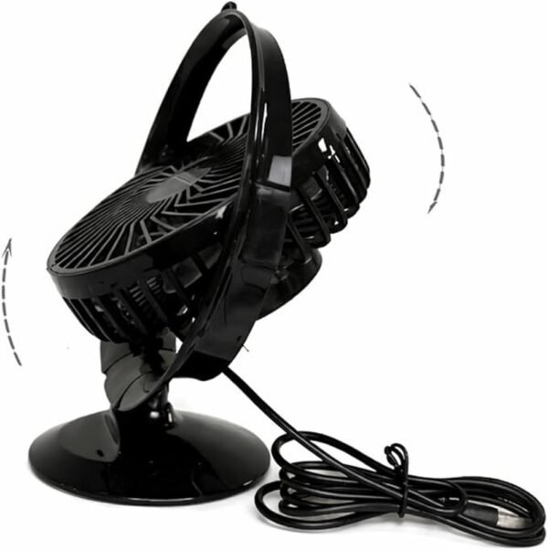 Ventilador De Mesa Portátil USB Silencioso Compacto - Sortida