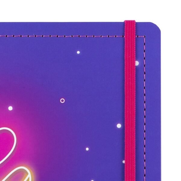 Caderno Disko Finger Heart Médio M Capa Dura Disco Reposicionável