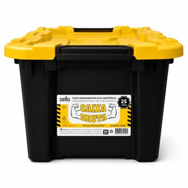 ml8d9it0dqf-xl-1.jpg Caixa Organizadora com Tampa Alta Resistência 25 Litros - Preta