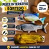 Brinquedo Pelúcia Peixe com Movimentação 26cm - Sortido