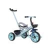 Triciclo Infantil com Empurrador e Pedal- Azul