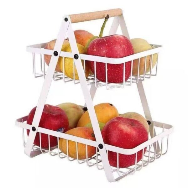 muaiufjq46c-xl-1.jpg Fruteira de Metal Multiuso 2 Andares com Alça em Madeira - Sortida
