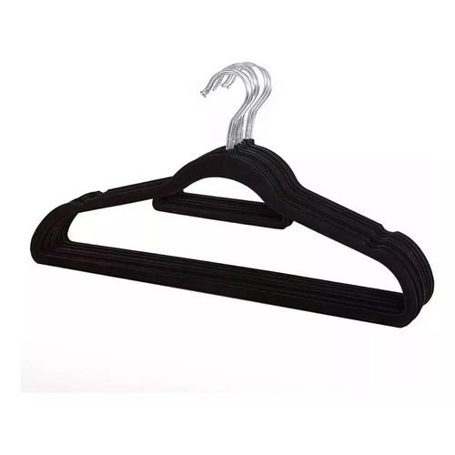 myx8bcd4w0k-lg-2.jpg Kit 10 Unidades Cabides Slim Veludo Preto