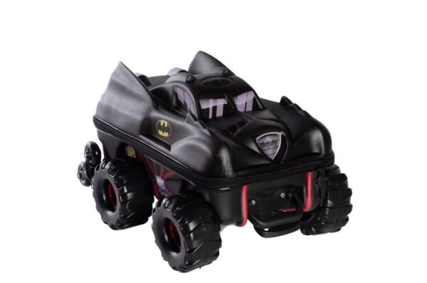 Mala Infantil Batmóvel 3D com Rodinhas - Preta