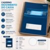 Livro Movimento de Caixa de 100 Folhas - Azul