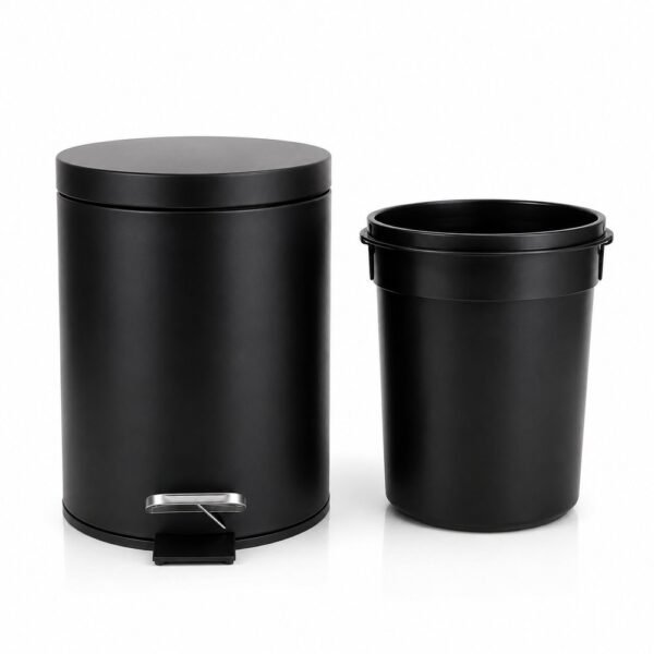 n8cchr3otp-xl-1.jpg Lixeira com Pedal e Tampa 5 Litros - Preta
