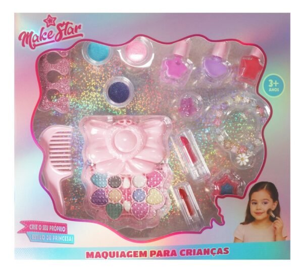 Kit de Maquiagem Infantil Fundo do Mar