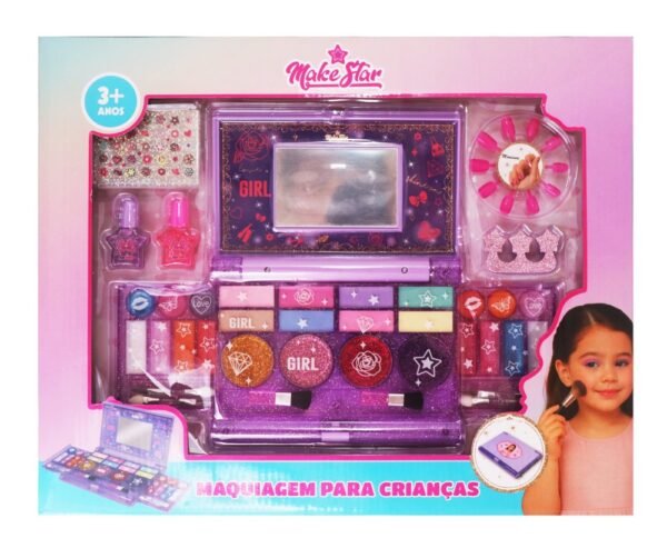 Kit Estojo de Maquiagem com Espelho