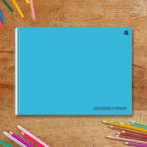 Caderno de Cartografia e Desenho Capa Lisa