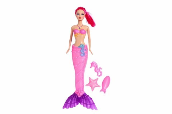 nvg918gp53-xl-1.jpg Boneca Princesa Sereia Infantil Com Luz Som e Acessórios