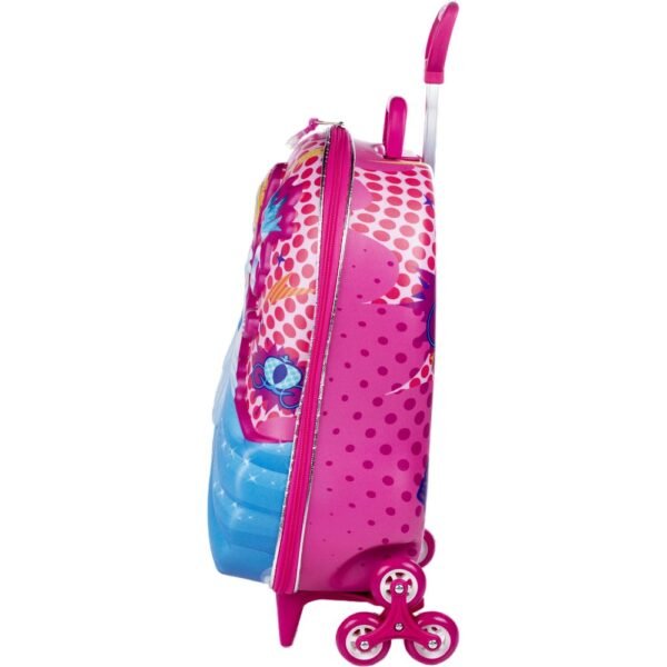 p1205tp9sr-xl-1.jpg Mala Infantil Princesa Cinderela 3D com Rodinhas - Rosa