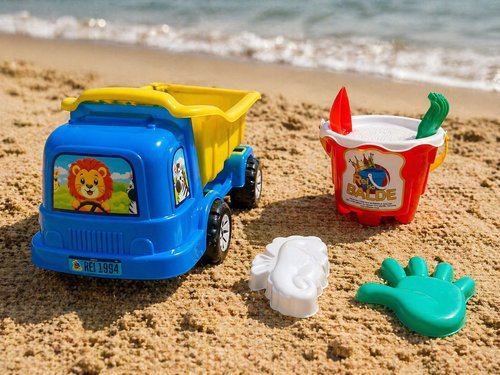 po85hf1lza-lg-2.jpg Kit Carrinho Caçamba Infantil com Balde 7 Peças
