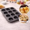 qk7tejwa0j-xl.jpg Forma para Cupcake e Pão de Queijo 12 Cavidades - Aço Carbono