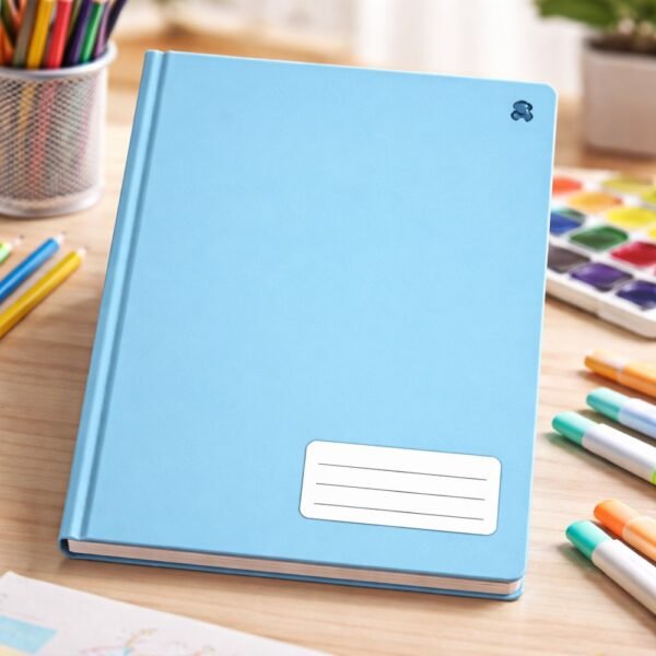 Caderno Grande Capa Dura 96 Folhas - Azul