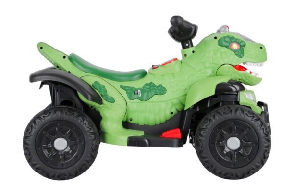 Quadriciclo Elétrico Infantil 6V Dinossauro Rex - Verde